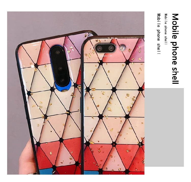 Цветной чехол для телефона с золотой фольгой iPhone XS Max XR 8 plus 7 6/6 S Plus ретро