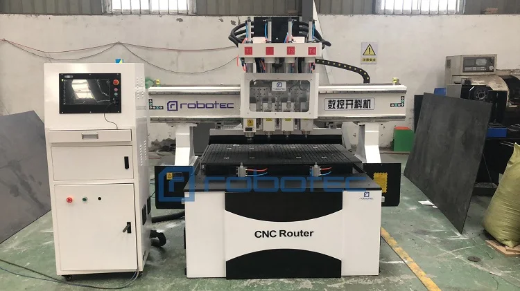 ПВХ WPC MDF полностью автоматическая машина для изготовления дверей 3D ATC CNC резьбы по