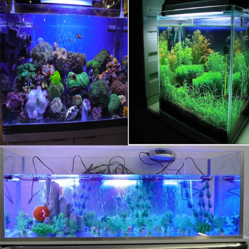 18 см RGB пульт дистанционного аквариума свет аквариума Водонепроницаемый 5050 SMD светодиодный свет бар лампа для аквариумов погружной ЕС США SAA Великобритания штекер