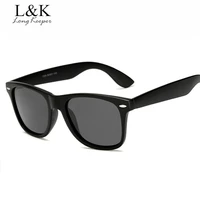 long keeper brand unisex retro polarized sunglasses men women vintage eyewear accessories black grey sun glasses for malefemale