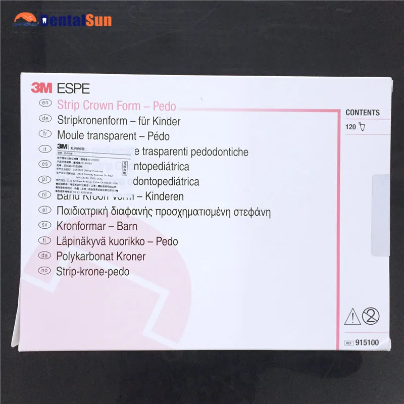 Одобренная CE зубная полоска форма короны-Pedo Intro Kit 120 шт
