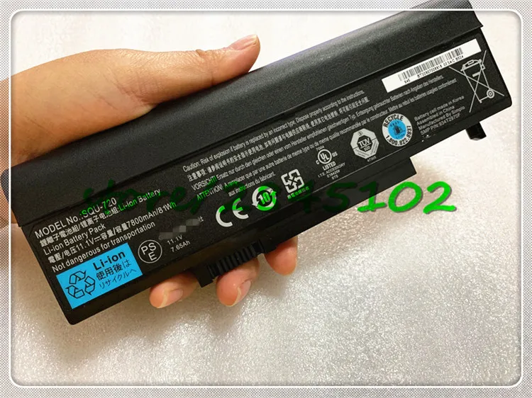 GYIYGY 11 1 V 7800 мАч 9 ячеек SQU 720 ноутбук Батарея для шлюза M 2000 715 W35052LB 150 W35044LB SP 6205M 6750