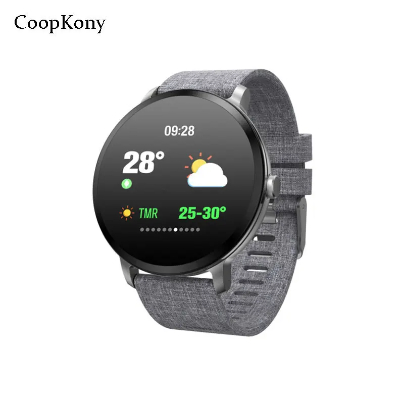 Смарт часы Coopkony IP67 водонепроницаемые умные с пульсометром камерой и