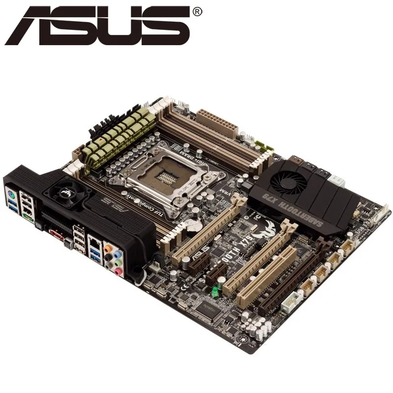 Настольная Материнская плата Asus SABERTOOTH X79 разъем LGA 2011 Core i7 DDR3 64 Гб ATX UEFI BIOS