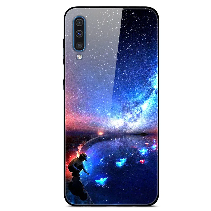 13 Закаленное Стекло чехол для samsung Galaxy A50 A70 A30 A10 A20 S10 плюс J4 J6 A7 A8 A9 S10E Чехол Мягкий бампер задний Чехол - Цвет: 13