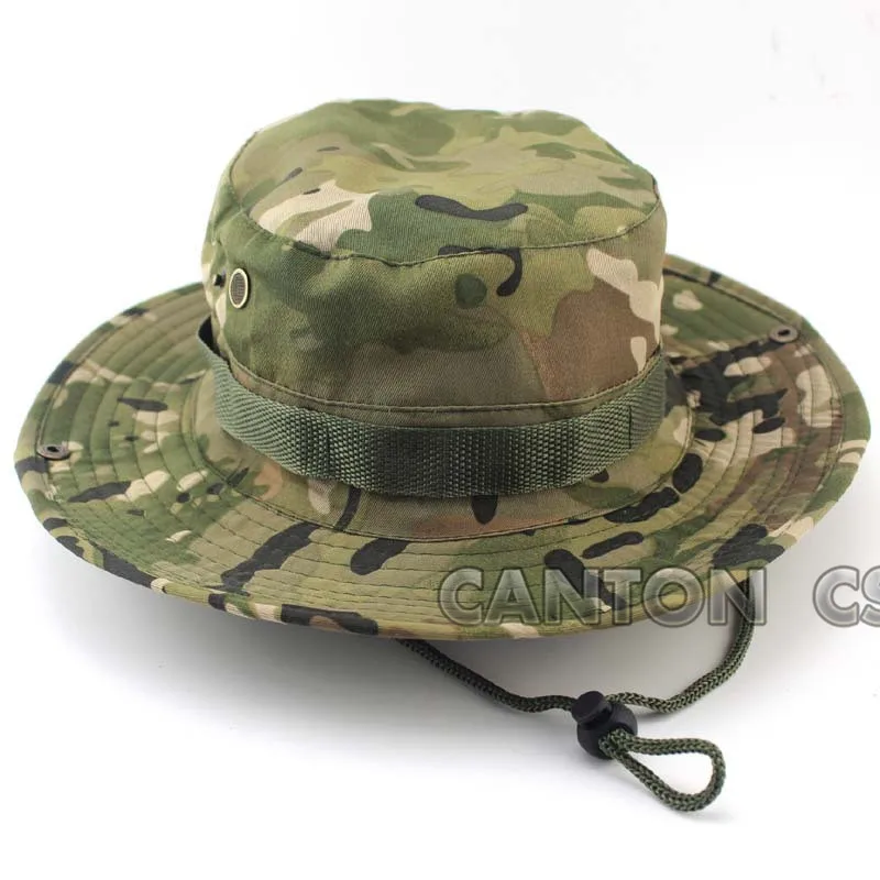 Тактический страйкбол камуфляж Boonie шапки армейский кадетский Военная Кепка летняя уличная походная Мужская круглая Рыбацкая шляпа Huing