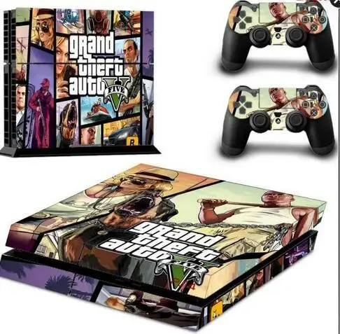 Защитный чехол для PS4 контроллера+ Съемная Виниловая наклейка для playstation 4 консоль для PS4 наклейки