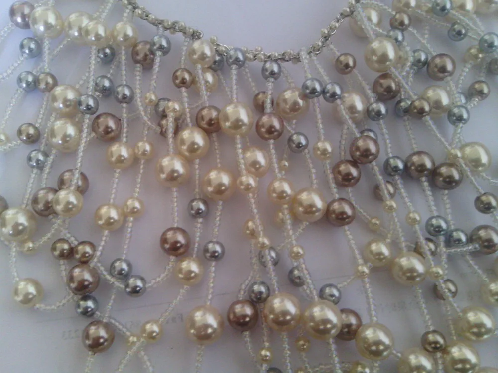 Min. Order is $15.(Mix order). Crazy jewelry!!!!Fashion Beauty exquisite dazzling pearl necklace | Украшения и аксессуары
