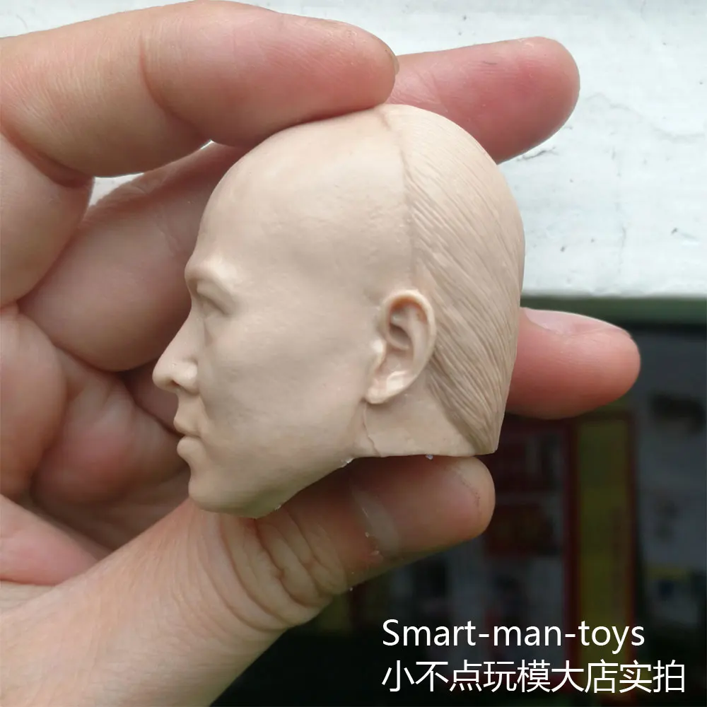 Пустые неокрашенные головы в масштабе 1/6 Jet Li huangfeihong Kungfu star|Игровые фигурки и