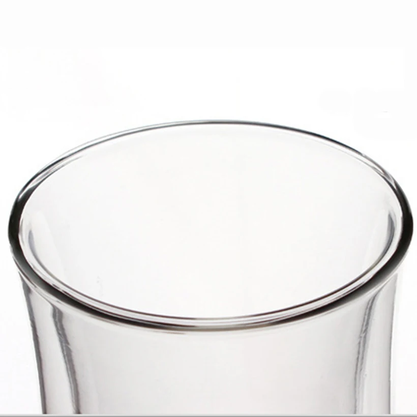 Термостойкая стеклянная чашка с двойными стенками пивная кофейная набор