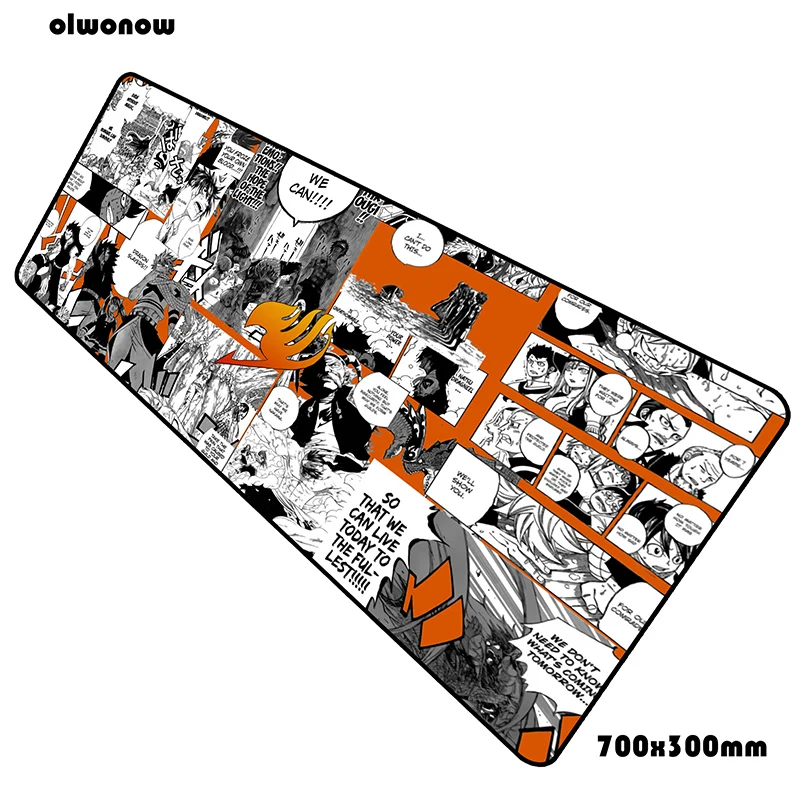 Size 700x300x2mm Сказочный Хвост коврик для мыши 70x30 см игровой коврик для мыши Аниме гелевый офисный коврик для ноутбука Настольный коврик под заказ padmouse games pc gamer коврики - Цвет: Size 700x300x2mm