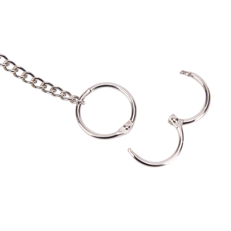 1 шт. длинное серебряное кольцо 38 см|Мужские ремни| |