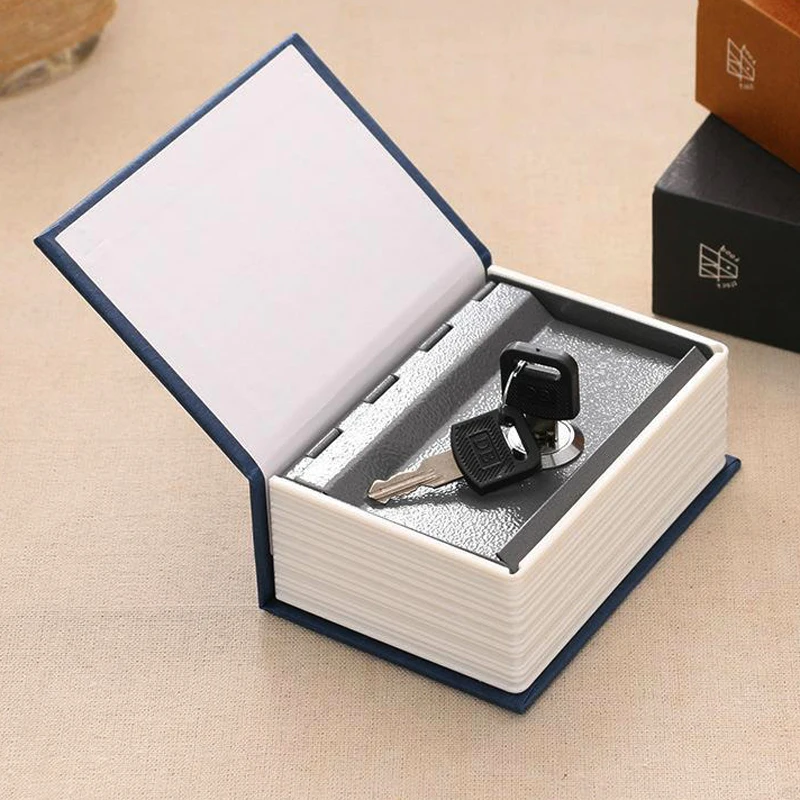 Мини-Сейф DHZ008 в словаре защитный замок для хранения денег монет ювелирных