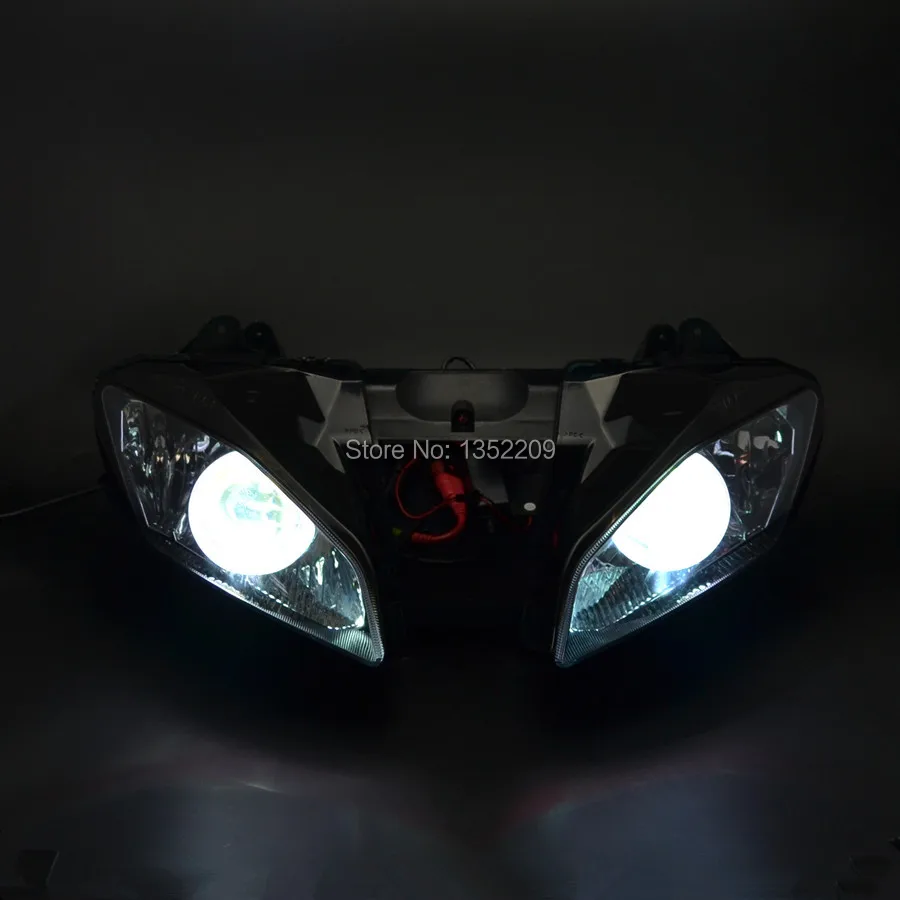 Новый Angel Halos Demon Eyes 35 Вт HID проектор фара в сборе подходит для Yamaha YZF R6 2008 2014|yzf|yzf r6yzf