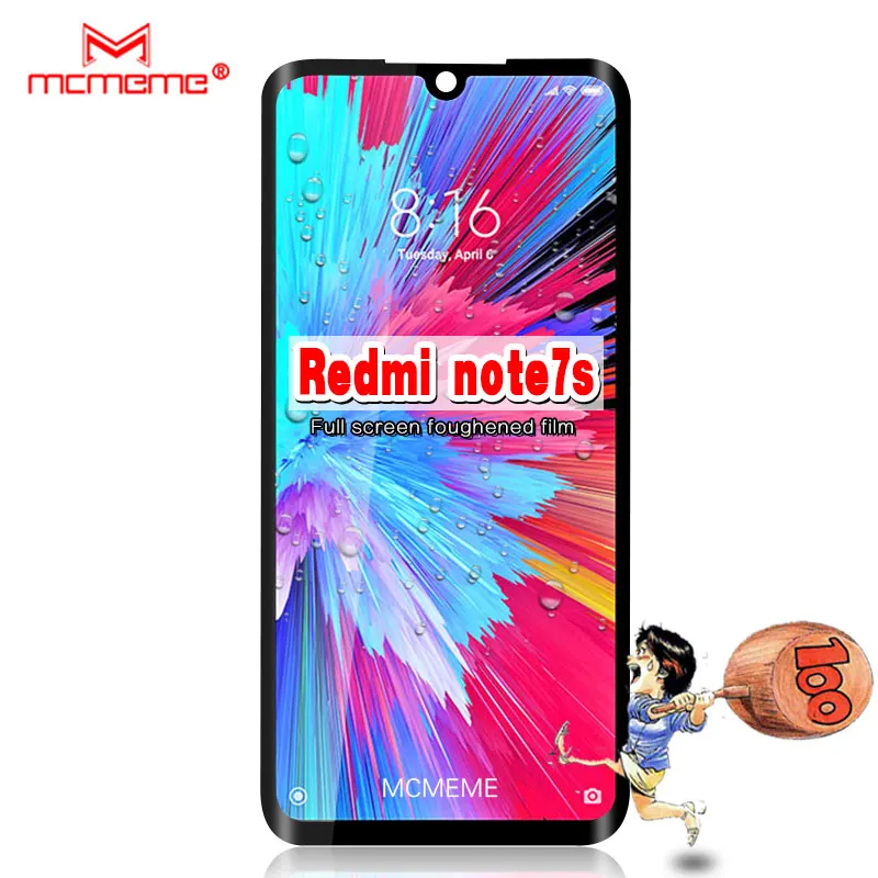 Для Redmi Note 7S Защитное стекло для экрана K20 Pro NOTE 7 7PRO Защитная пленка полное