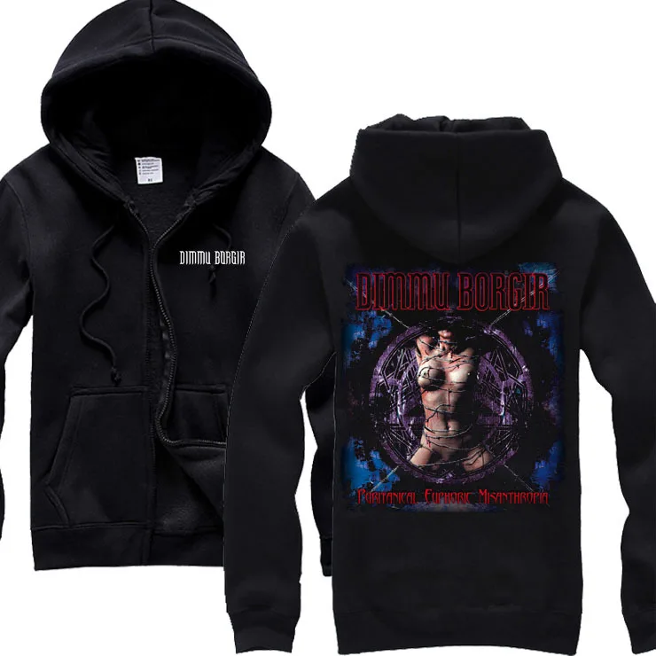 8 дизайнов молния черный демон димму Borgir хлопковый мягкий теплый рок толстовки оболочка куртка бренд панк свитер в стиле хеви-метал флис - Цвет: 6