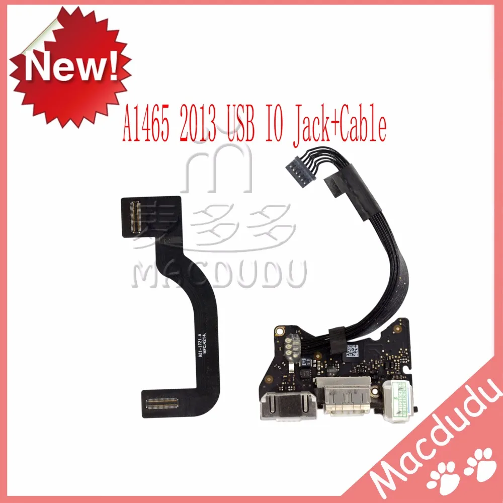 Разъем питания постоянного тока аудио USB/плата 820 3453 A для 11 &quotMacBook Air A1465 2013 года MD711