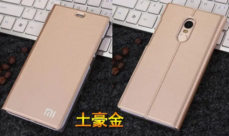 Для Xiaomi Redmi Примечание 4X чехол Роскошный тонкий Стиль бумажник Винтаж Флип кожаный чехол для Xiaomi Redmi Примечание 4X крышка с держатель для карт - Цвет: gold