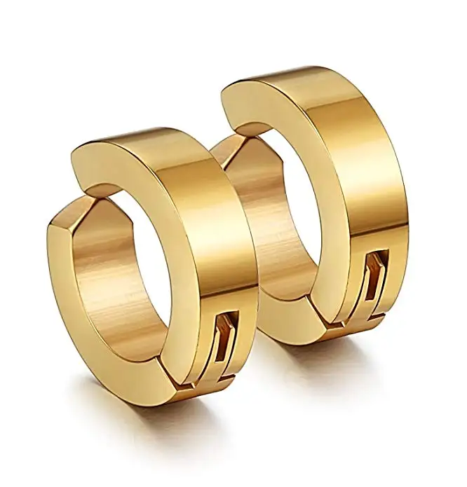 1 пара серьги клипсы медицинская сталь пряжки поддельный пирсинг уха пупка