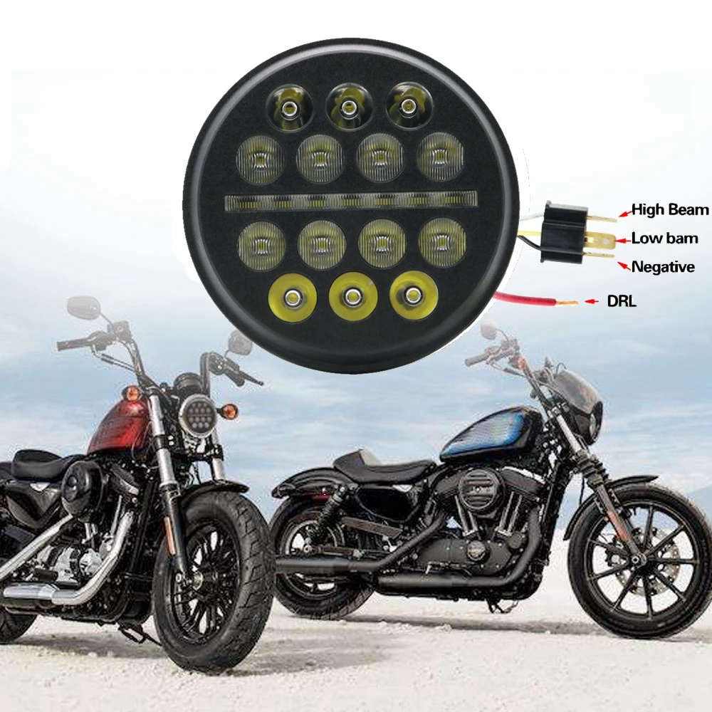 НОВАЯ тонкая линия мульти мото 5 3/4 &quotфара 14 светодиодный s супер яркий 75&quot