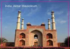 Прямоугольные жесткие магниты, Индия Агра, ландшафт Mausoleum прямоугольный туристический 3*2 дюйма, металлический магнит на холодильник 5384