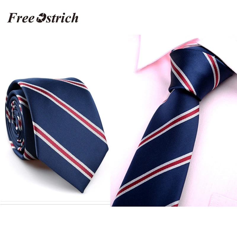 Бесплатная Страусиная Мода для мужчин Модный деловой галстук дизайнерские