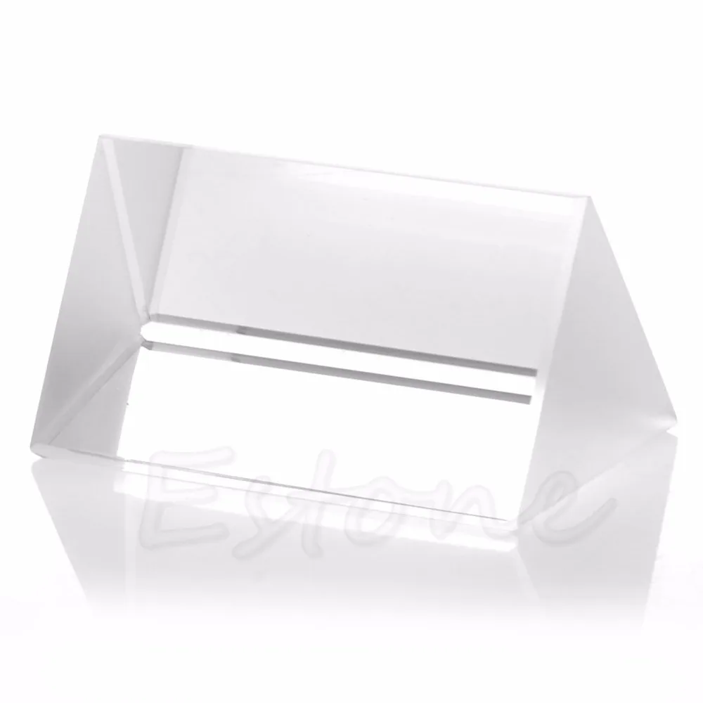 5 см треугольной призмы преподавания оптический Стекло тройной физики