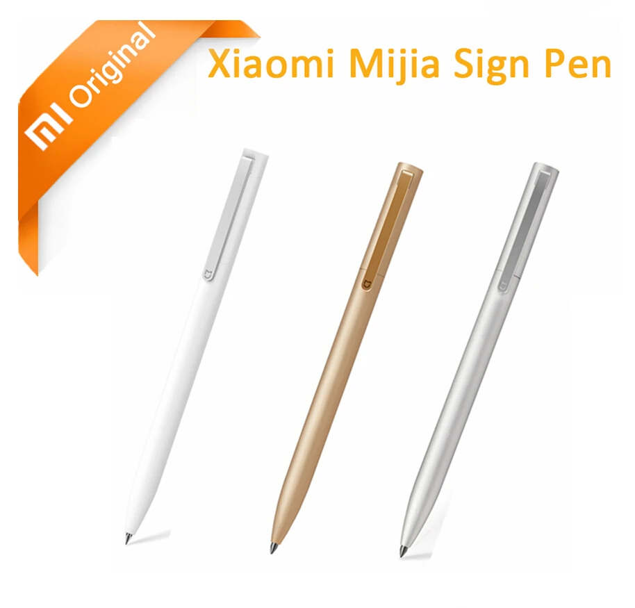 Оригинал Xiaomi Mijia металлическая ручка 9 5 мм для подписи MiKuni Япония черные чернила