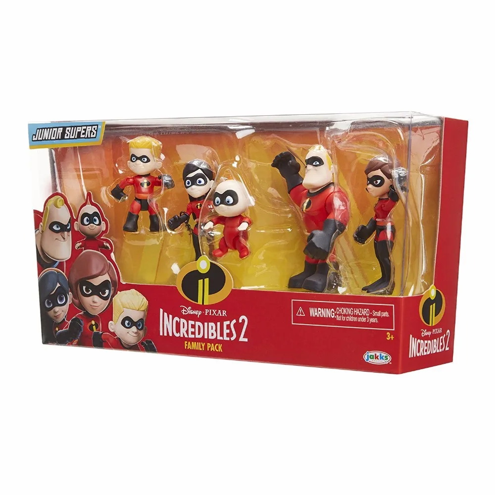 FUNKO 5 шт./лот Суперсемейка 2 Супермен тире Парр Джек эластика ПВХ фигуркы игрушки