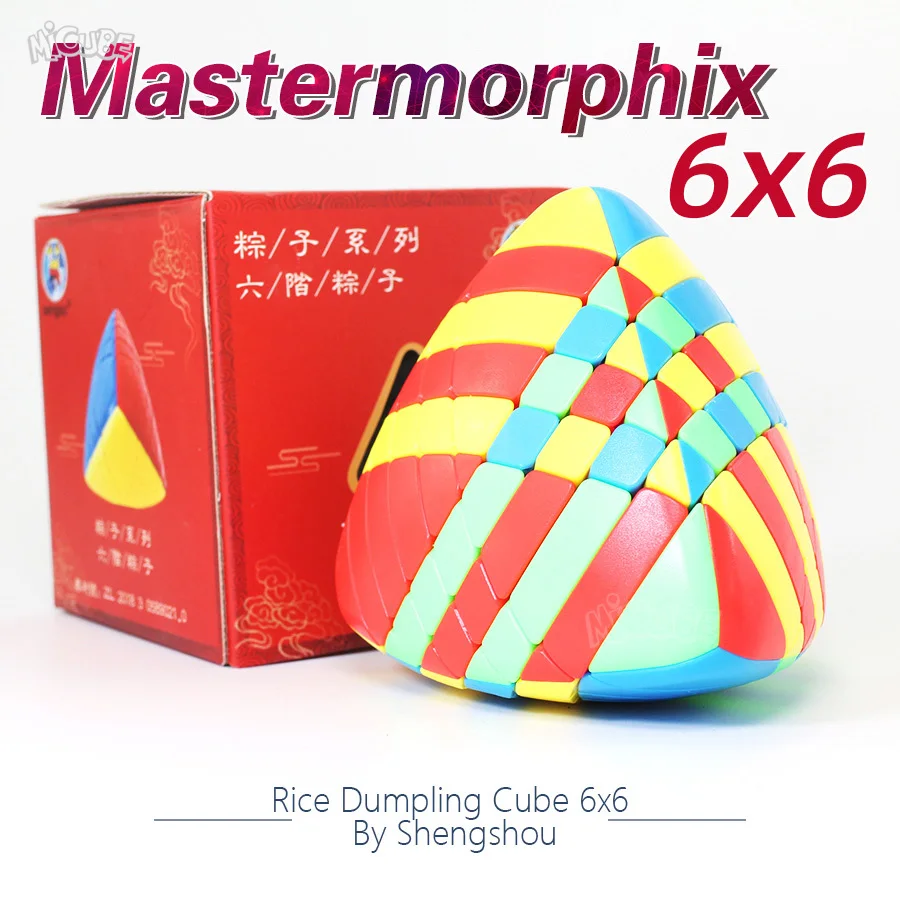 Shengshou 6x6x6 Mastermorphix 6x6 куб без наклеек рисовые клецки Волшебные кубики-головоломки детские игрушки специальные Shap Cubo