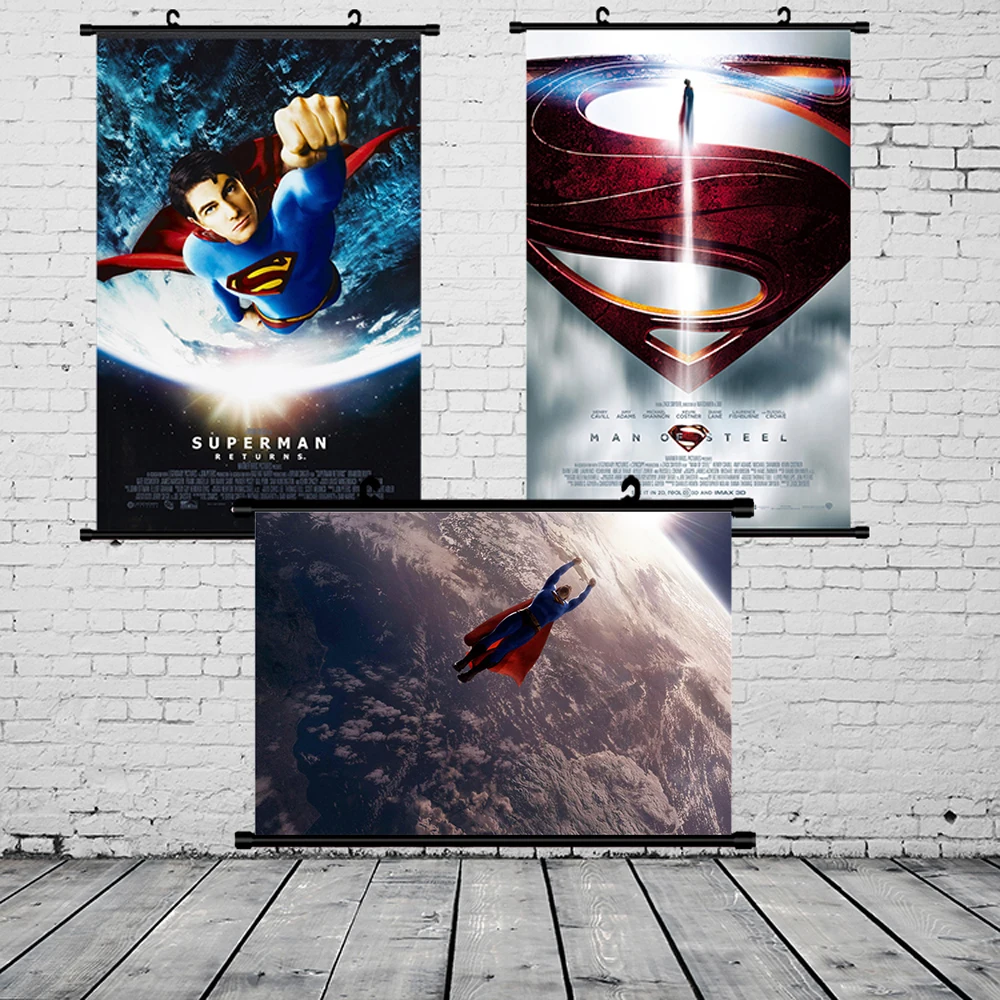 Супермен плакаты крафт Печать на холсте 2019 новый фильм супер герой плакат