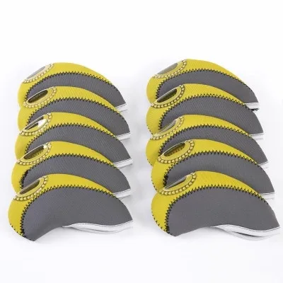 10 шт./компл. чехол на голову для гольф-клуба видимый с номером клуба можно нанести