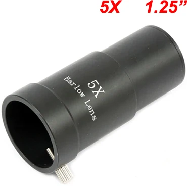 

All metal 5X Barlow lens / Barlow 1.25 inches 31.7mm Astronomical Telescope monoculars lens eyepiece M42 thread for Angeleyes 00