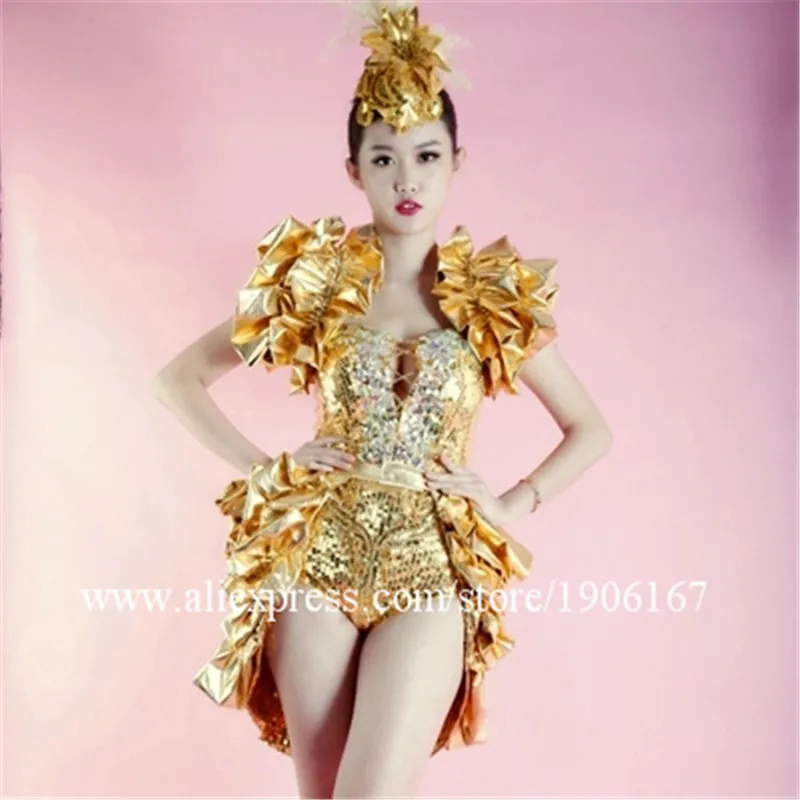 

Stage Performance Shows Women Ballroom Costume Sexy Lady Party Evening Dress DS Cosplay Theme Clothes Dance Outfit