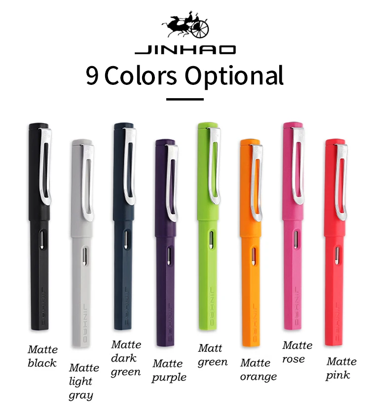 Jinhao 599 авторучка чернильная каллиграфия ручка офисная Роскошная Подарочная сливовый шрифт dolma kalem stylo plum e стильные ручки высокого качества