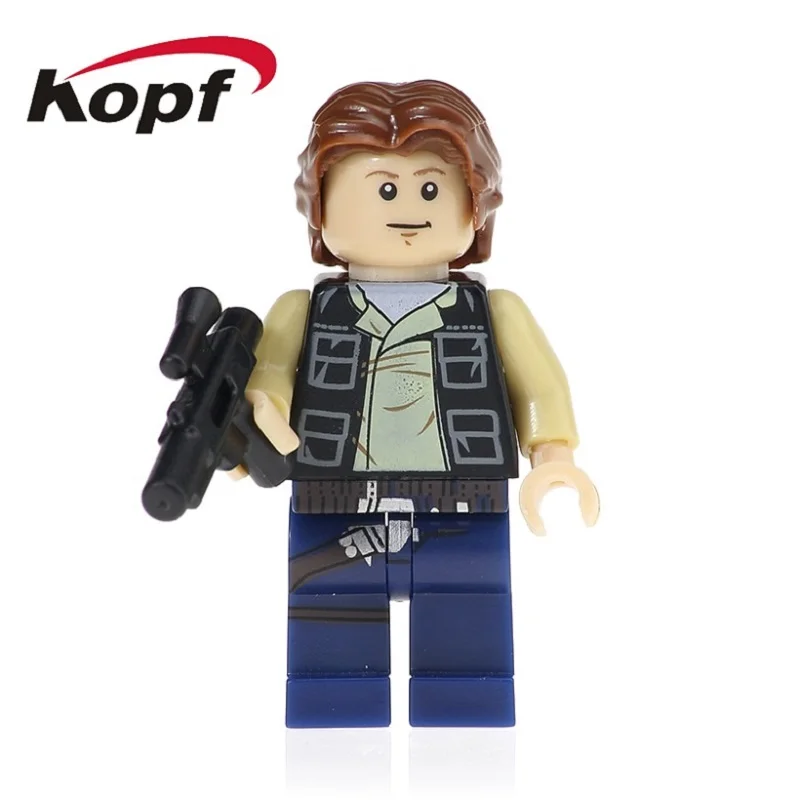 Космический Obi Wan Kenobi Chirrut Imwe Baez Princess Leia Han Solo кирпичи фигурки строительные блоки игрушки для детей PG665