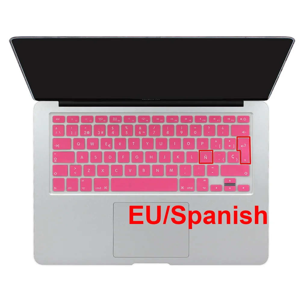 Клавиатура с испанской раскладкой для Air 13 Retina 15 Pro 17 imac A1314|macbook keyboard cover|macbook casekeyboard