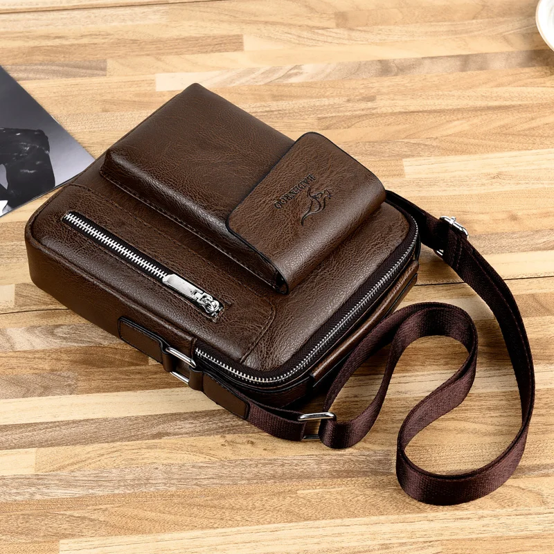 Новая роскошная брендовая винтажная сумка-мессенджер мужские кожаные сумки на