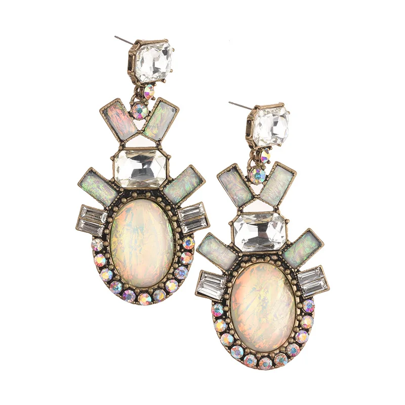 Новые длинные Винтажные серьги PPG &amp PGG фирменные висячие в виде больших капель