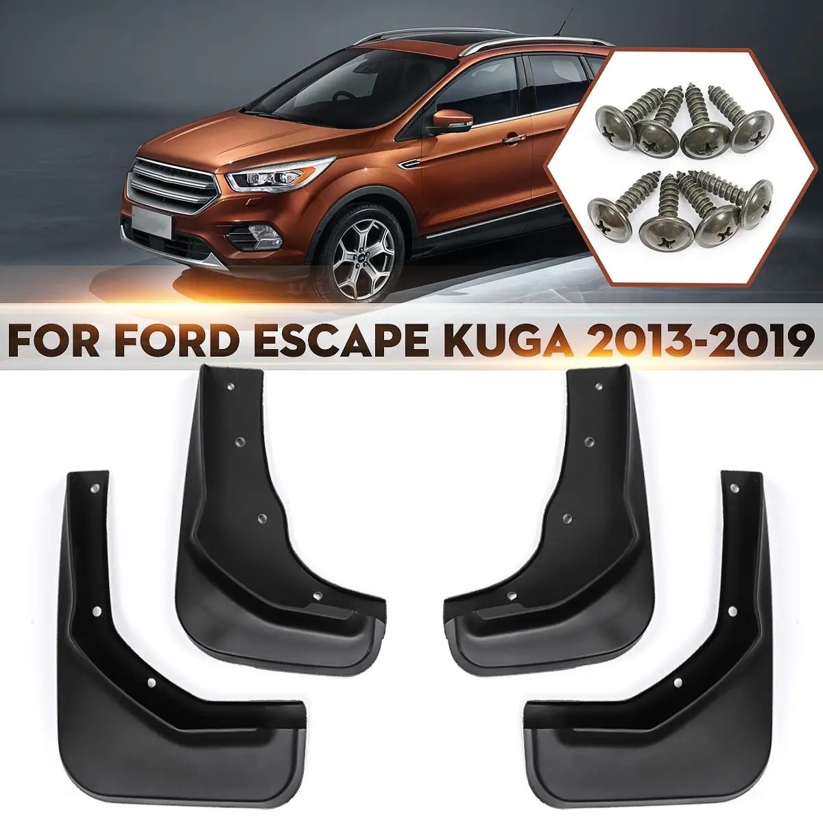 Брызговики для автомобилей брызговики аксессуары Ford ESCAP Kuga 2013 2014 2015 2016 2017 2018