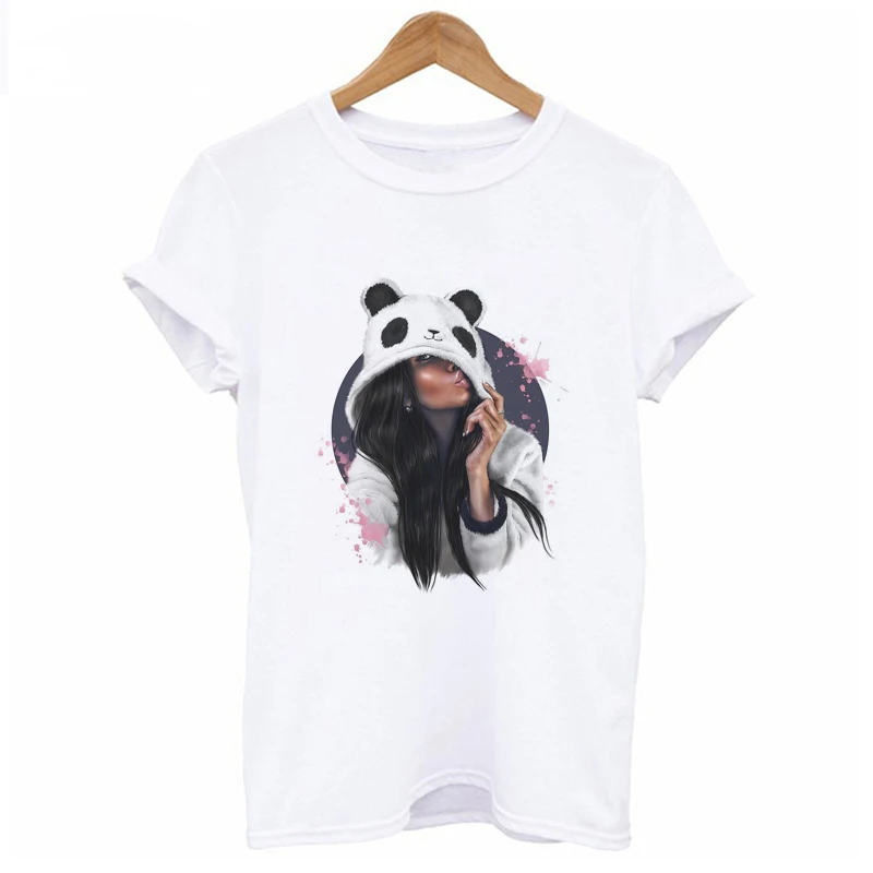 Повседневная Хлопковая женская Футболка harajuku tumblr топы с принтом из мультфильма