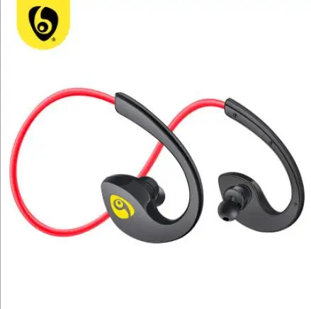 Красный OVLENG S12 Bluetooth звук наушники-вкладыши спортивные наушники с микрофоном для huawei iPhone samsung гарнитура MP3 IPX4 водонепроницаемый уровень - Цвет: Красный