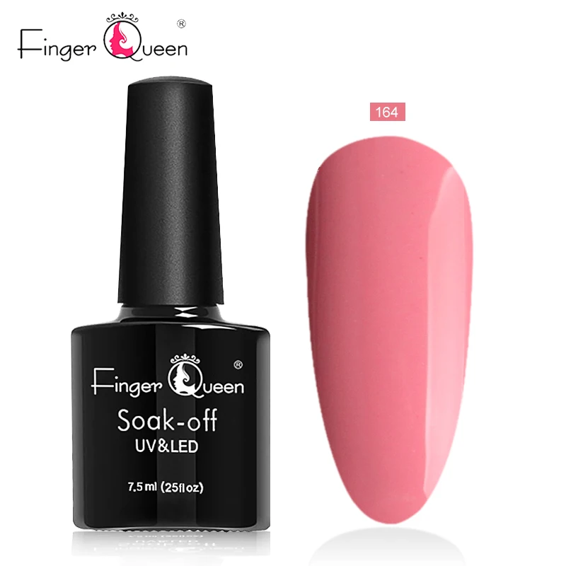 FingerQueen известный бренд Led гель 1 шт. 7,5 мл 26 цветов лак Блестящий УФ гель для ногтей прочный клей высокого качества ногтей - Цвет: GEL-08