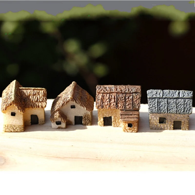 2 шт. новые милые изделия из смолы дом Фея Сад миниатюрные гном микро пейзаж Декор