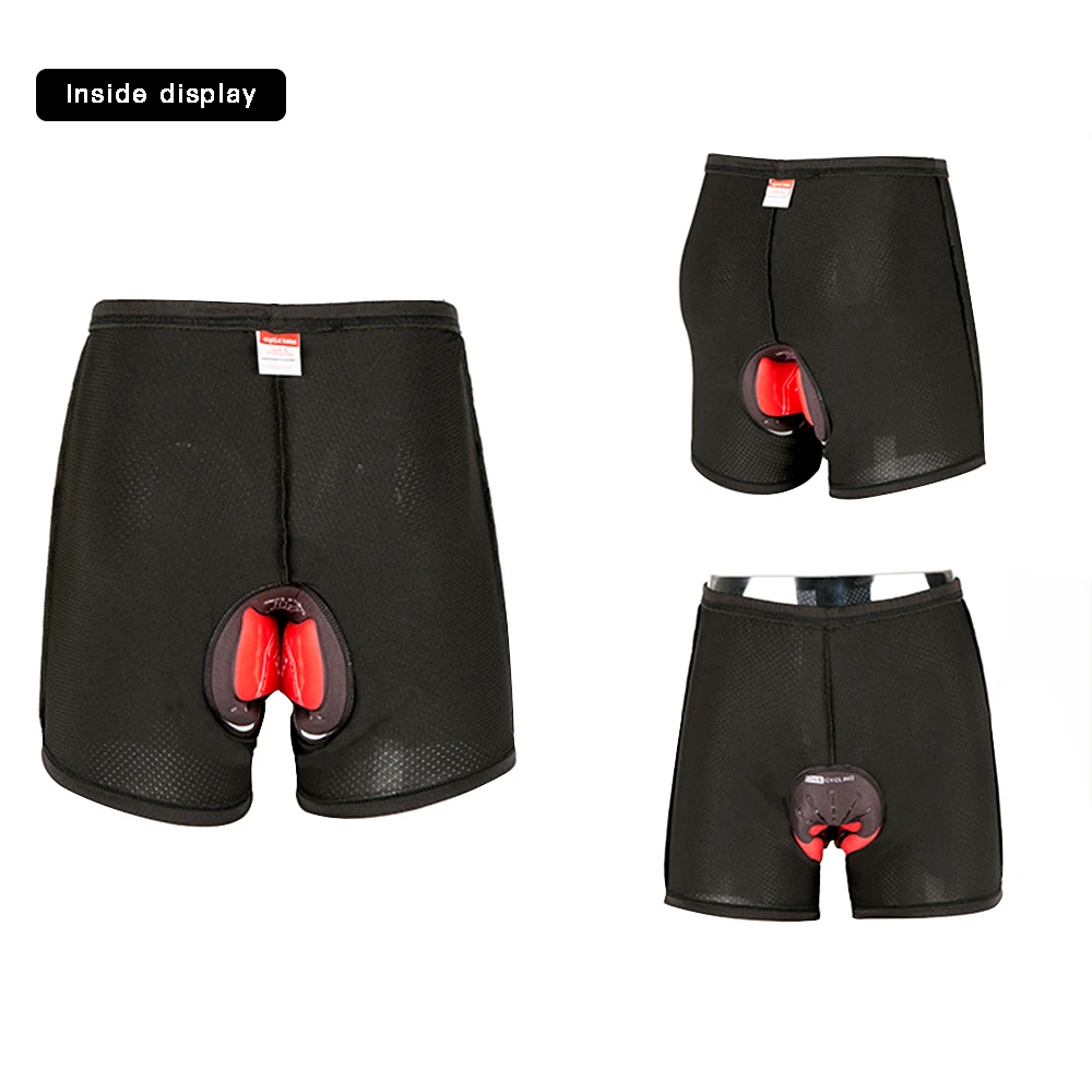 Мужское нижнее белье для велоспорта велосипедные шорты MTB езды на велосипеде