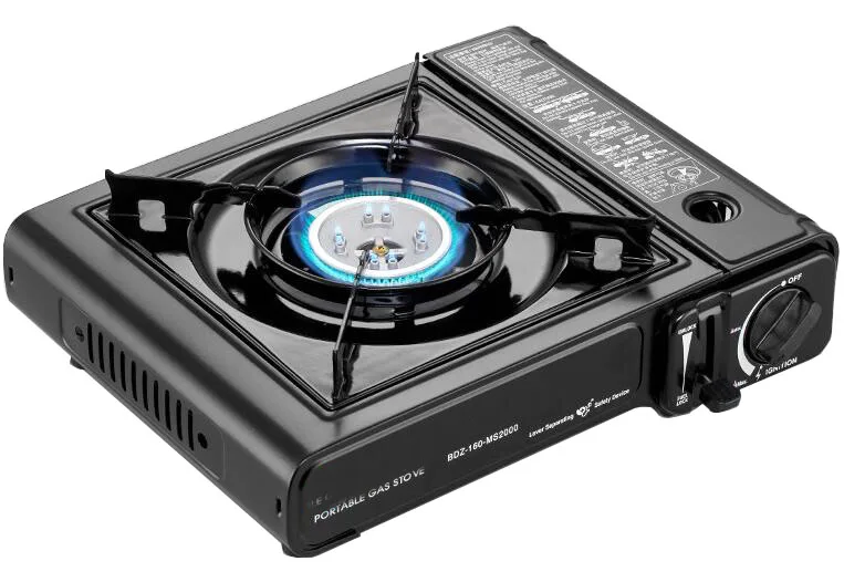 Открытый газовый переносной гриль для барбекю из нержавеющей стали складной