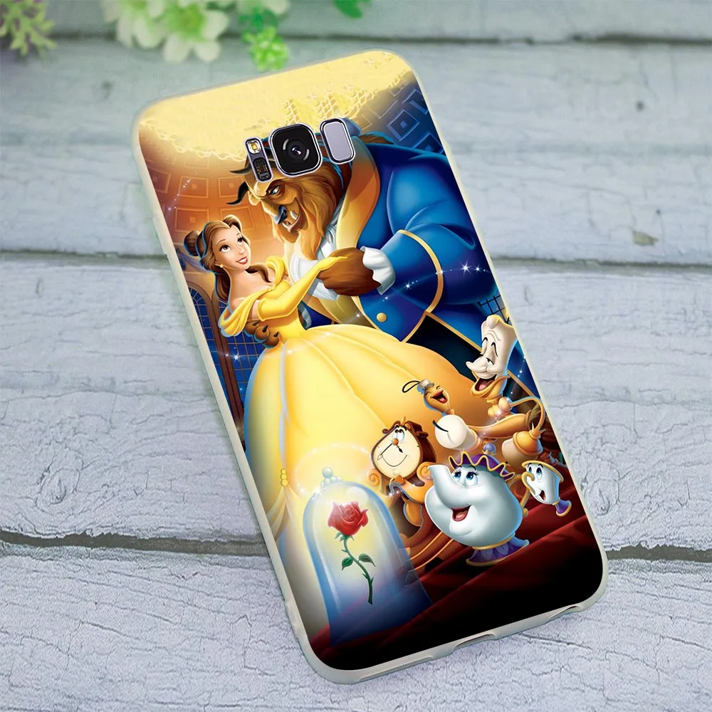 Чехол Beauty and the Beast для Samsung Note 9 чехол Galaxy S7 Edge M10 M20 M30 8 чехлы S8 S9 S10 Plus S10e