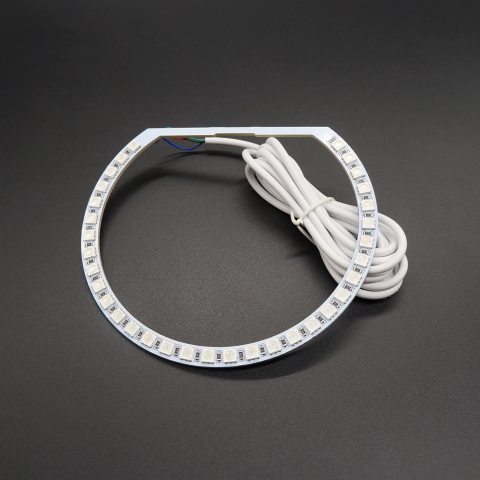 Лидер продаж светодиодный налобный фсветильник ангельские глазки 42 RGB 5050 SMD с
