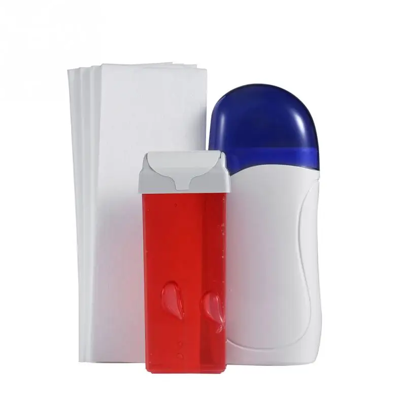 Rose UK Plug 100-240 в нагреватель воска машина для удаления волос с восковым картриджем и эпилятором для депиляции EU/UK/US Plug - Цвет: Rose UK Plug