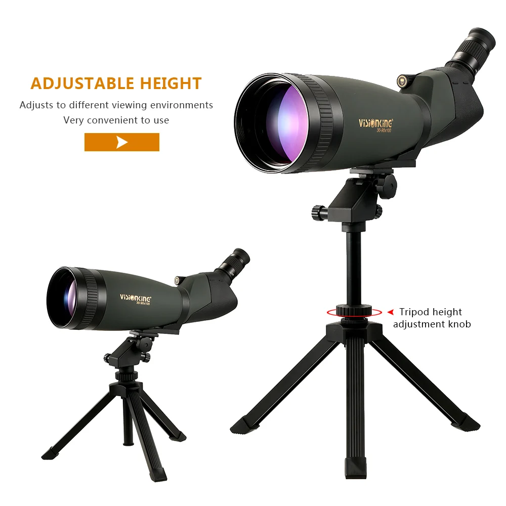 Visionking 30 90x100 водонепроницаемый Зрительная труба заполненный азотом BAK4 большой
